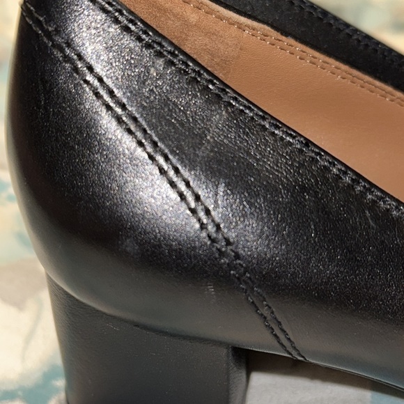 Brooks Brothers Black Leather Kiltie Bloch Heel Pumps 7.5 EUC - Picture 3 of 16